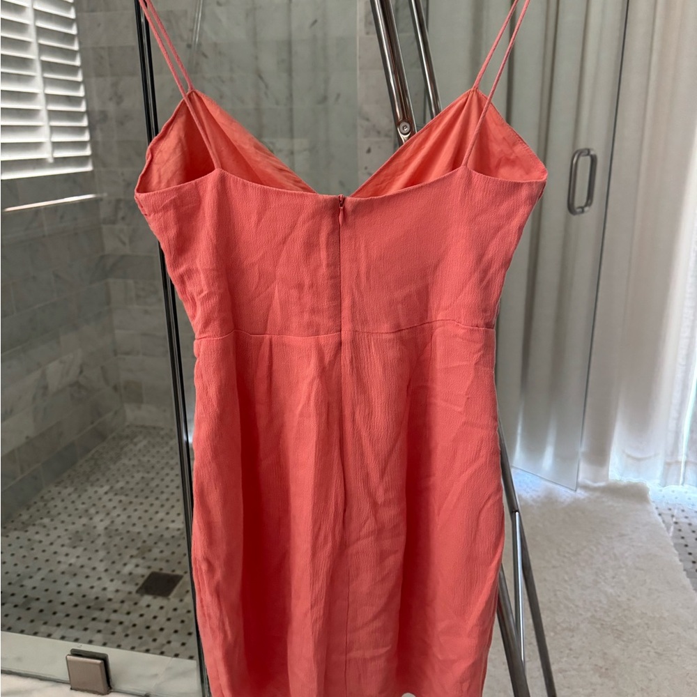 Coral Superdown spaghetti strap sweetheart dress - Picture 2 of 3